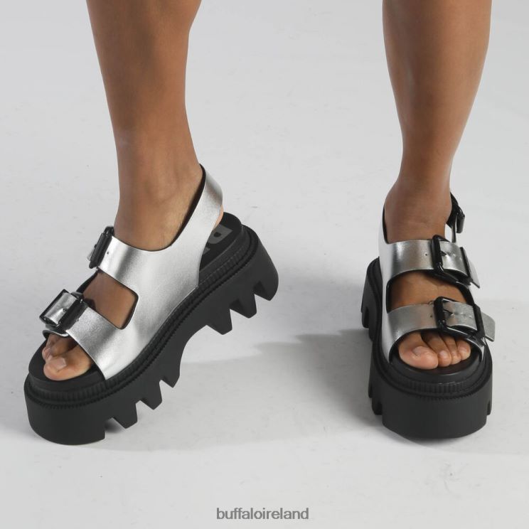 Silver Buffalo Flora On Platform Sandals vegan |Sandals F06ZHH108 - Image 2