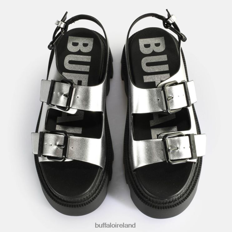 Silver Buffalo Flora On Platform Sandals vegan |Sandals F06ZHH108 - Image 3