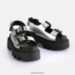 Silver Buffalo Flora On Platform Sandals vegan |Sandals F06ZHH108 - Image 4