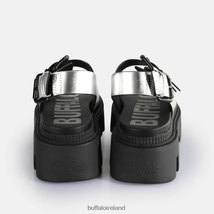 Silver Buffalo Flora On Platform Sandals vegan |Sandals F06ZHH108 - Image 5