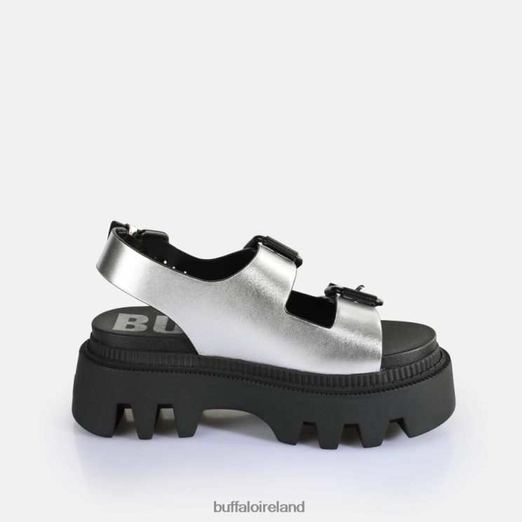Silver Buffalo Flora On Platform Sandals vegan |Sandals F06ZHH108 - Image 6