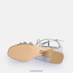Silver Buffalo Lilly Cage Heeled Sandals vegan |Sandals F06ZHH289 - Image 7