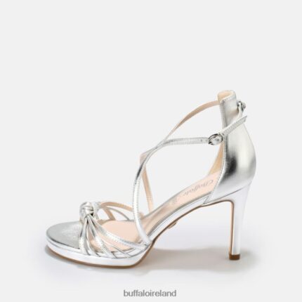 Silver Buffalo Serena Bow High-Heeled Sandal vegan |Sandals F06ZHH286