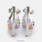 Silver Buffalo Serena Chain heeled sandal vegan |Sandals F06ZHH307 - Image 2