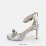 Silver Buffalo Serena Chain heeled sandal vegan |Sandals F06ZHH307