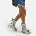 Silver/Grey Buffalo Aspha Blizzard Warm Boot vegan |Boots F06ZHH475 - Image 2