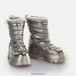 Silver/Grey Buffalo Aspha Blizzard Warm Boot vegan |Boots F06ZHH475 - Image 4