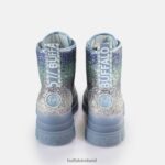 Silver/Grey Buffalo Aspha Lace Up Hi Ankle Boot vegan |Boots F06ZHH440 - Image 3