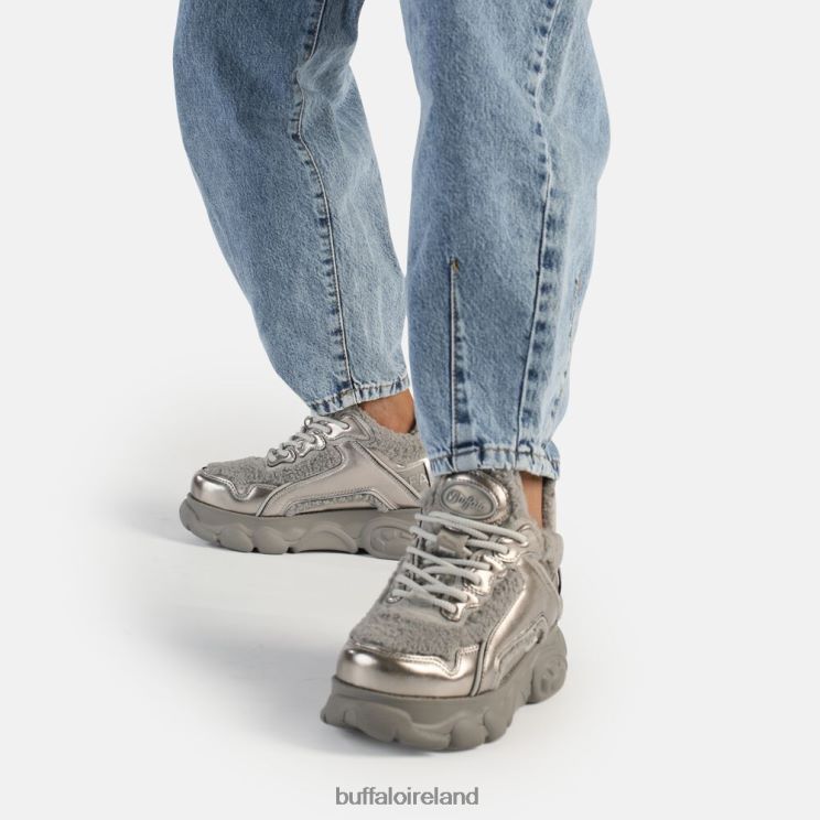 Silver/Grey Buffalo CLD Chai Warm Sneaker Low vegan |Sneakers F06ZHH809 - Image 2