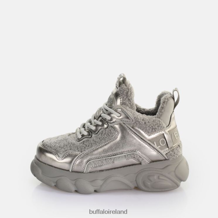 Silver/Grey Buffalo CLD Chai Warm Sneaker Low vegan |Sneakers F06ZHH809 - Image 4