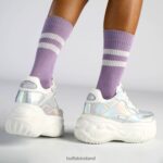 Silver Holo Buffalo Blader One Sneakers Low vegan |Sneakers F06ZHH599 - Image 2