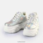 Silver Holo Buffalo Blader One Sneakers Low vegan |Sneakers F06ZHH599 - Image 4