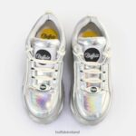 Silver Holo Buffalo Classic Sneakers Low vegan |Sneakers F06ZHH260 - Image 3