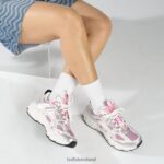 Silver/Pink Buffalo CLD Run JOG trainers low vegan |Sneakers F06ZHH239 - Image 2