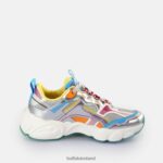 Silver/Purple Buffalo CLD Run Jog Sneakers Low vegan |Sneakers F06ZHH238 - Image 6
