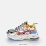 Silver/Purple Buffalo Triplet Hollow Sneaker Low vegan |Sneakers F06ZHH126 - Image 2