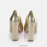 Snake Gold Buffalo Jolie Pump vegan |Heels F06ZHH184 - Image 2