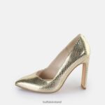 Snake Gold Buffalo Jolie Pump vegan |Heels F06ZHH184