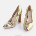 Snake Gold Buffalo Jolie Pump vegan |Heels F06ZHH184 - Image 3