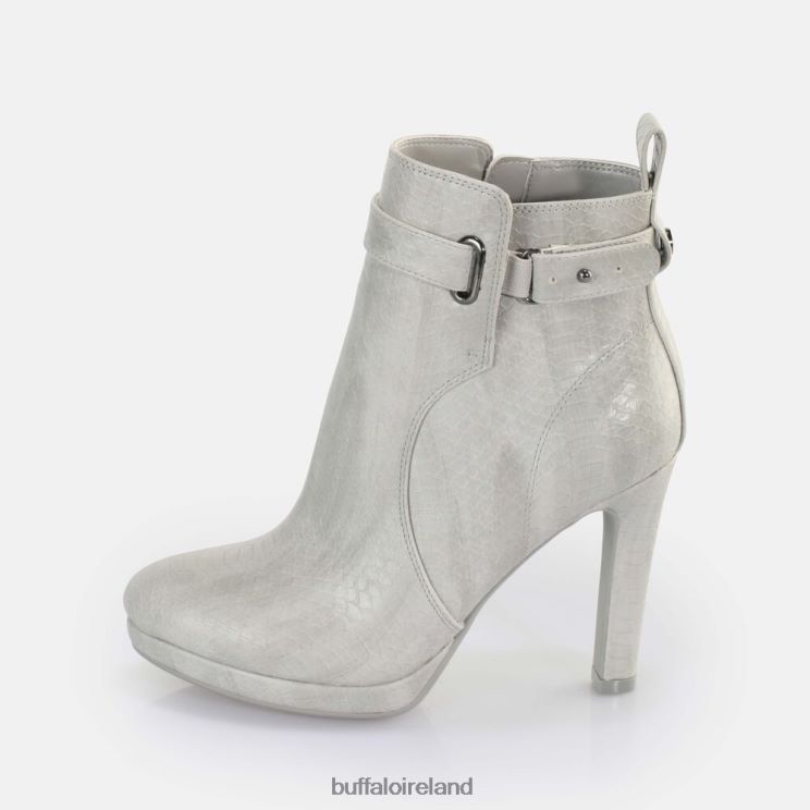 snake_light_grey_buffalo_audrina_ankle_boot_vegan_boots_f06zhh188.jpg Snake/Light Grey Buffalo Audrina Ankle Boot vegan |Boots F06ZHH188 - Image 1