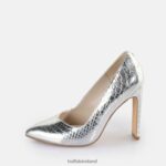 Snake Silver Buffalo Jolie Pump vegan |Heels F06ZHH185