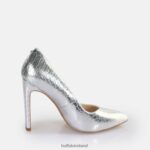 Snake Silver Buffalo Jolie Pump vegan |Heels F06ZHH185 - Image 5