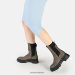 Taupe Buffalo Shari ankle boot vegan |Boots F06ZHH716 - Image 2