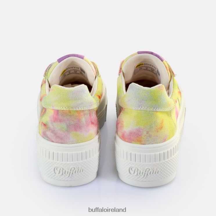 Tie-Dye Coral/Green Buffalo Paired Sneakers Low vegan |Sneakers F06ZHH115 - Image 5