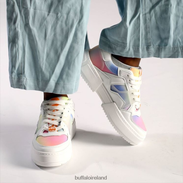 Tie-Dye Coral/Green Buffalo RSE V2 Sneakers Low vegan |Sneakers F06ZHH56 - Image 2