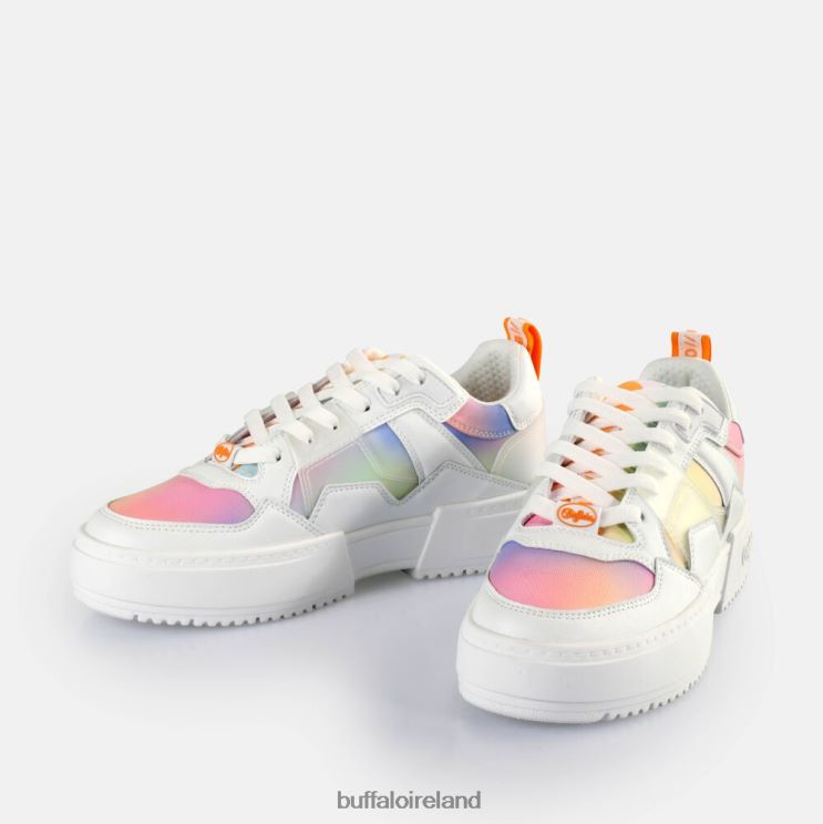 Tie-Dye Coral/Green Buffalo RSE V2 Sneakers Low vegan |Sneakers F06ZHH56 - Image 3