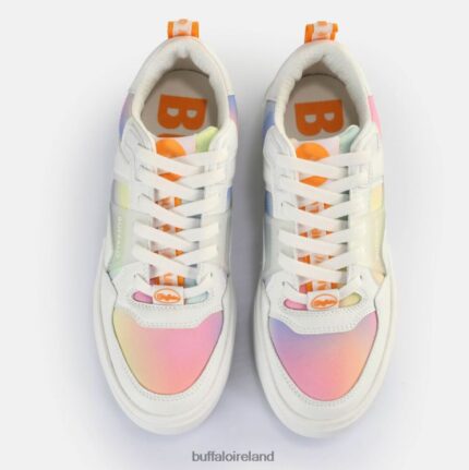 Tie-Dye Coral/Green Buffalo RSE V2 Sneakers Low vegan |Sneakers F06ZHH56