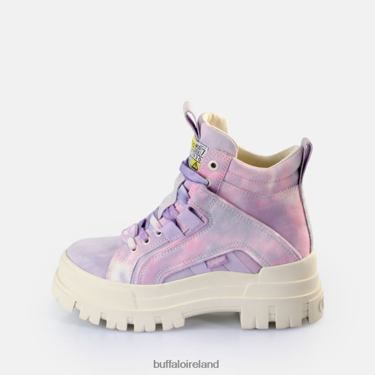Tie-Dye Lavender Buffalo Aspha NC Mid Ankle Boot vegan |Boots F06ZHH268 - Image 2