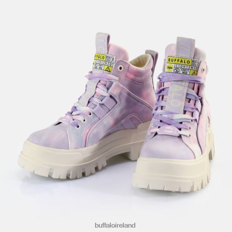 Tie-Dye Lavender Buffalo Aspha NC Mid Ankle Boot vegan |Boots F06ZHH268 - Image 4