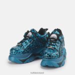 Turquoise Buffalo Classic Sneaker Low Patent Leather |Sneakers F06ZHH885 - Image 3