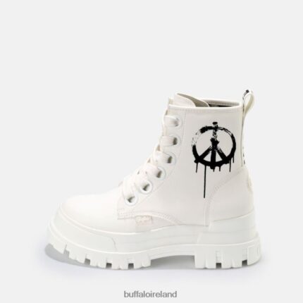 White/Black Buffalo Aspha RLD ankle-boots |Boots F06ZHH696