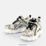 White/Black Buffalo CLD Corin Graffiti Sneakers Low vegan |Sneakers F06ZHH140 - Image 4