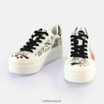 White/Black Buffalo Paired Graffiti Sneakers Low vegan |Sneakers F06ZHH34 - Image 3