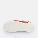 White/Black Buffalo Paired Graffiti Sneakers Low vegan |Sneakers F06ZHH34 - Image 6