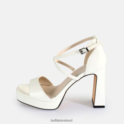 White Buffalo Cherry Neat Heeled Sandals vegan |Sandals F06ZHH444