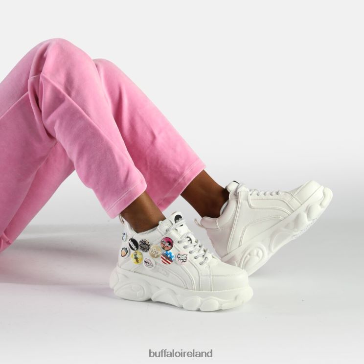 White Buffalo CLD Corin Button Sneakers Low vegan |Sneakers F06ZHH143 - Image 2