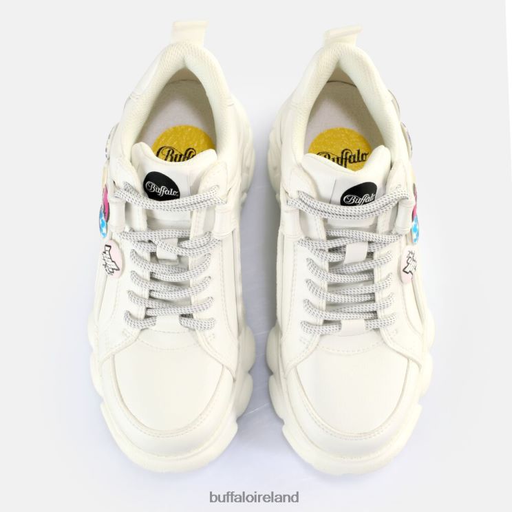 White Buffalo CLD Corin Button Sneakers Low vegan |Sneakers F06ZHH143 - Image 3