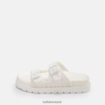 White Buffalo Eve Sol platform sandals vegan |Slides F06ZHH915