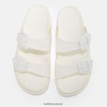 White Buffalo Eve Sol platform sandals vegan |Slides F06ZHH915 - Image 3