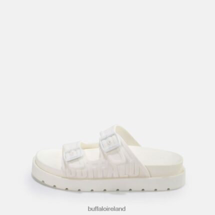 White Buffalo Eve Sol platform sandals vegan |Slides F06ZHH915