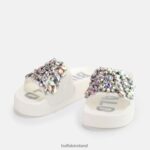 White Buffalo Fabia slide vegan |Slides F06ZHH146 - Image 4