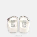 White Buffalo Fabia slide vegan |Slides F06ZHH146 - Image 5
