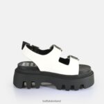 White Buffalo Flora On Platform Sandals vegan |Sandals F06ZHH107 - Image 6