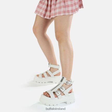 White Buffalo GLD ZIP platform sandals vegan |Sandals F06ZHH405