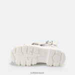 White Buffalo GLD ZIP platform sandals vegan |Sandals F06ZHH405 - Image 6