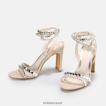 White Buffalo Jean Glam High-Heeled Sandal vegan |Sandals F06ZHH862 - Image 4